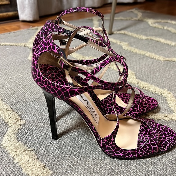 Jimmy Choo-Lance Sandal - Picture 4 of 13